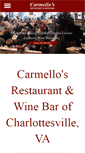 Mobile Screenshot of carmellosrestaurant.com
